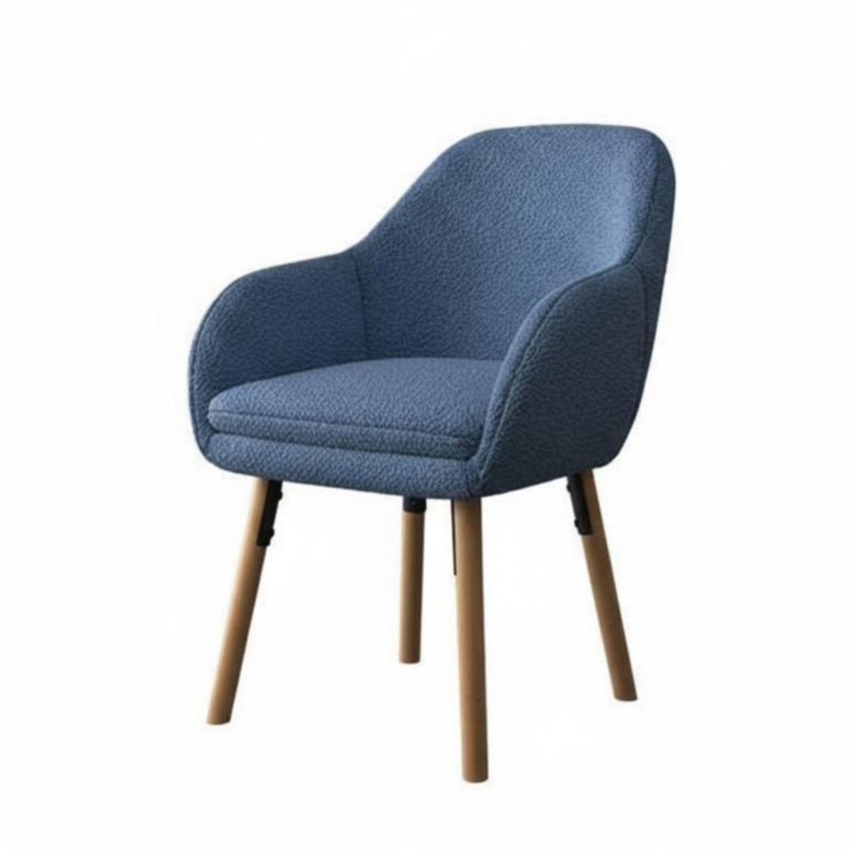 Curved Frame Armchair fashion-forward aesthetic Lounge Chair Ergonomic Backrest for Bedroom