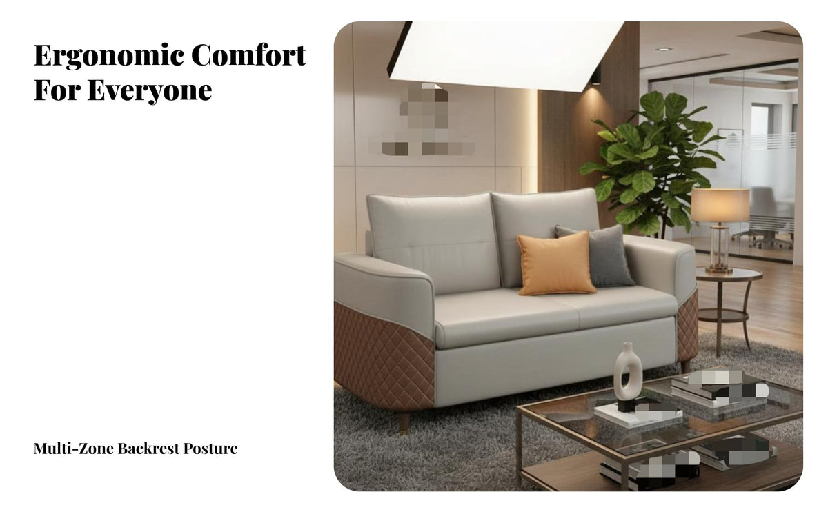 Modern Design Minimalist Office Seating Set High-End Look Reception Sofa Professional Appearance business-grade Furniture Comfortable Cushioning for Guests, Clients, Business Owners, Conference Room, Lobby