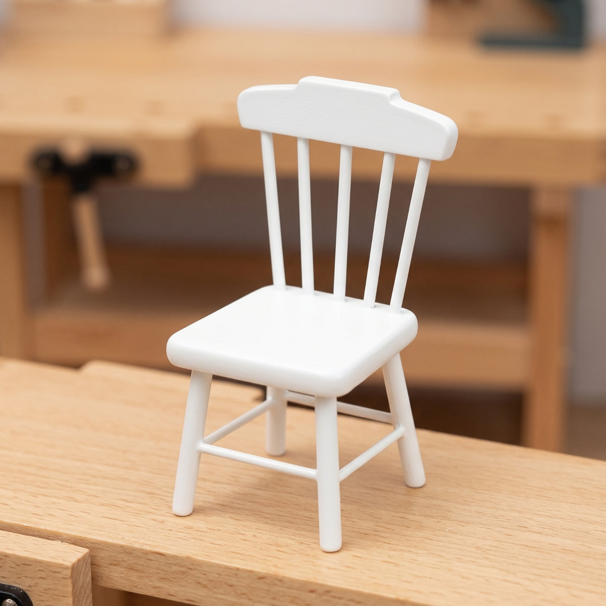 Dollhouse Chair 1:12 Scale Miniature Chair Handmade Furniture for Collectors