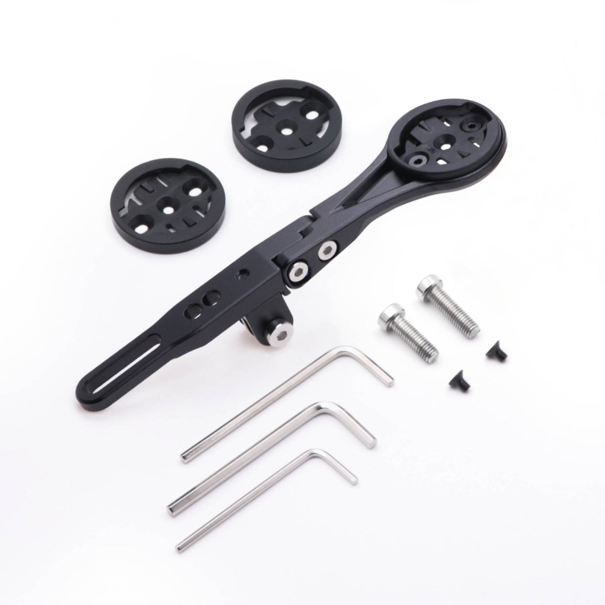 Handlebar Mount with Adapter Plates Adjustable Bike Computer Forward-Position Mount Lightweight for Cyclists