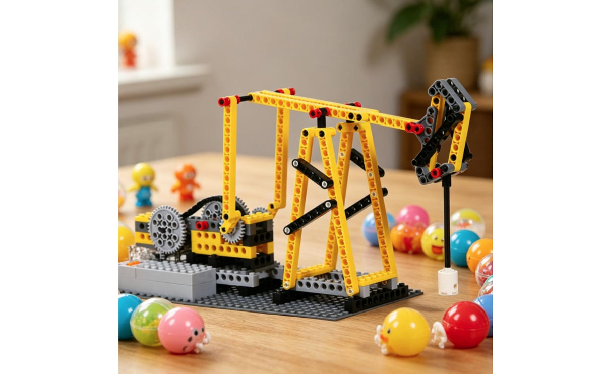 178 Pieces Oil Oil Extraction Mechanism Building Toy Educational Construction Pumping Unit Model for Kids
