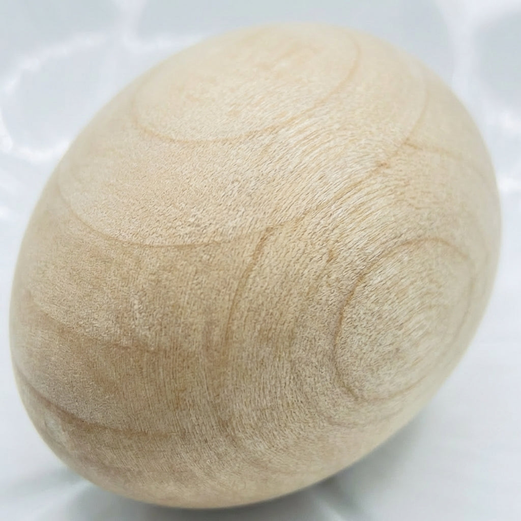 DIY Easter Egg Ready to Paint DIY Wooden Egg Ornament Realistic Shape Holiday Decoration for Children, Kids, Spring Decor, Party Activities, Classroom