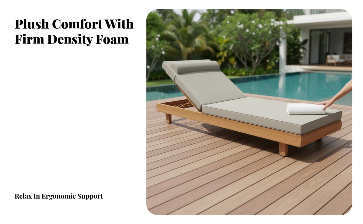 Chinese design Design 4-Piece Conversation Set Weather-Resistant Outdoor Furniture sturdy Wood Frame Patio Seating Thick seat pads for Villa Owners, Garden Lovers, Courtyard, Backyard, waterfront, Porch