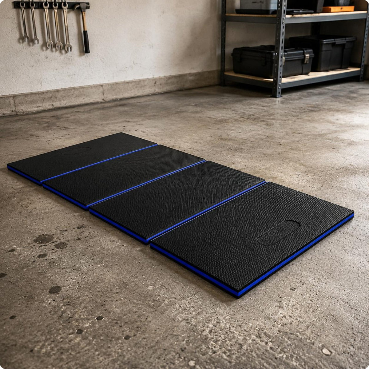 EVA Folding Creeper Mat Easy to Stow Foldable Under Car Repair Mat Multi-Use