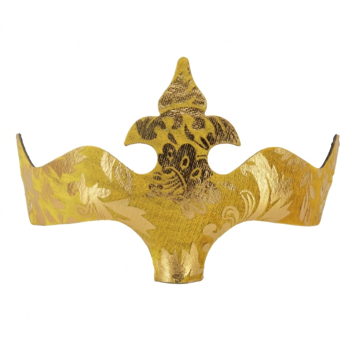 Shiny Venetian Mask Embossed Eye Mask with Elastic Strap Lightweight Textured for Masquerade Ball, Costume Party, Theater