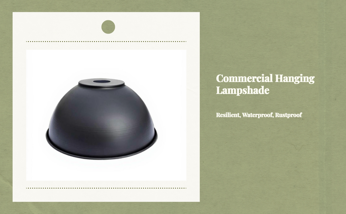 Waterproof Aluminum Hanging Light, Adjustable for Workshop