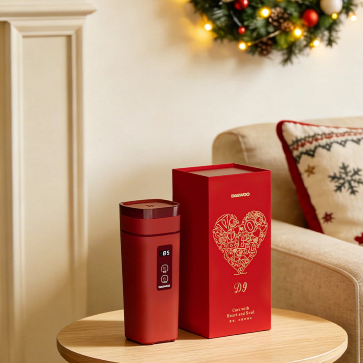 Portable Electric Kettle with Temperature Display Insulated Travel Kettle with Digital Display small Water Boiler Temperature Control
