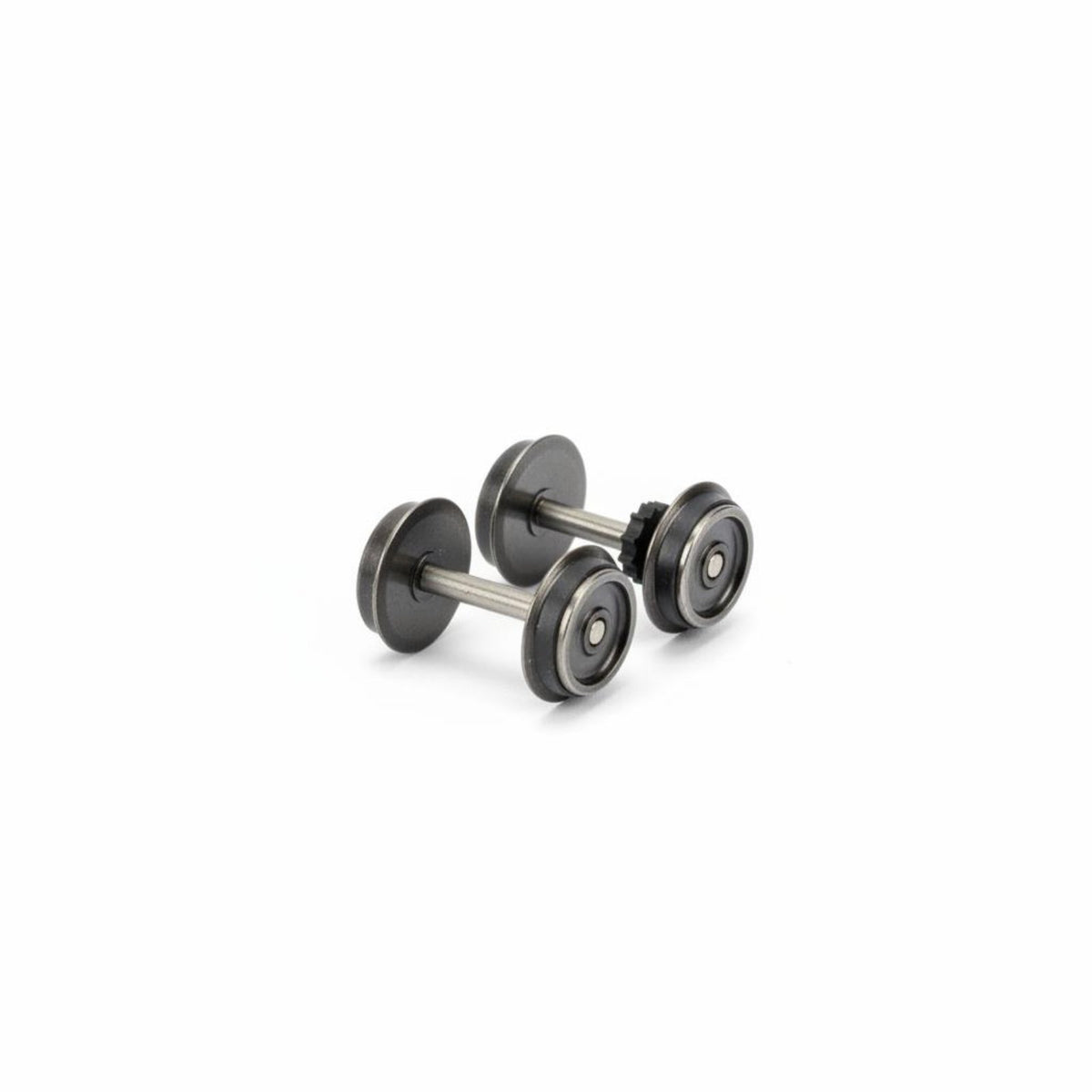 Geared HO Scale Wheel Set Universal Fit 1:87 Train Wheels Replacement Part Electric Locomotive Wheelset Conductive