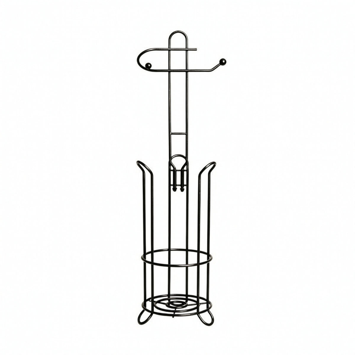 Floor Standing Bathroom Tissue Holder Modern for Guest Room