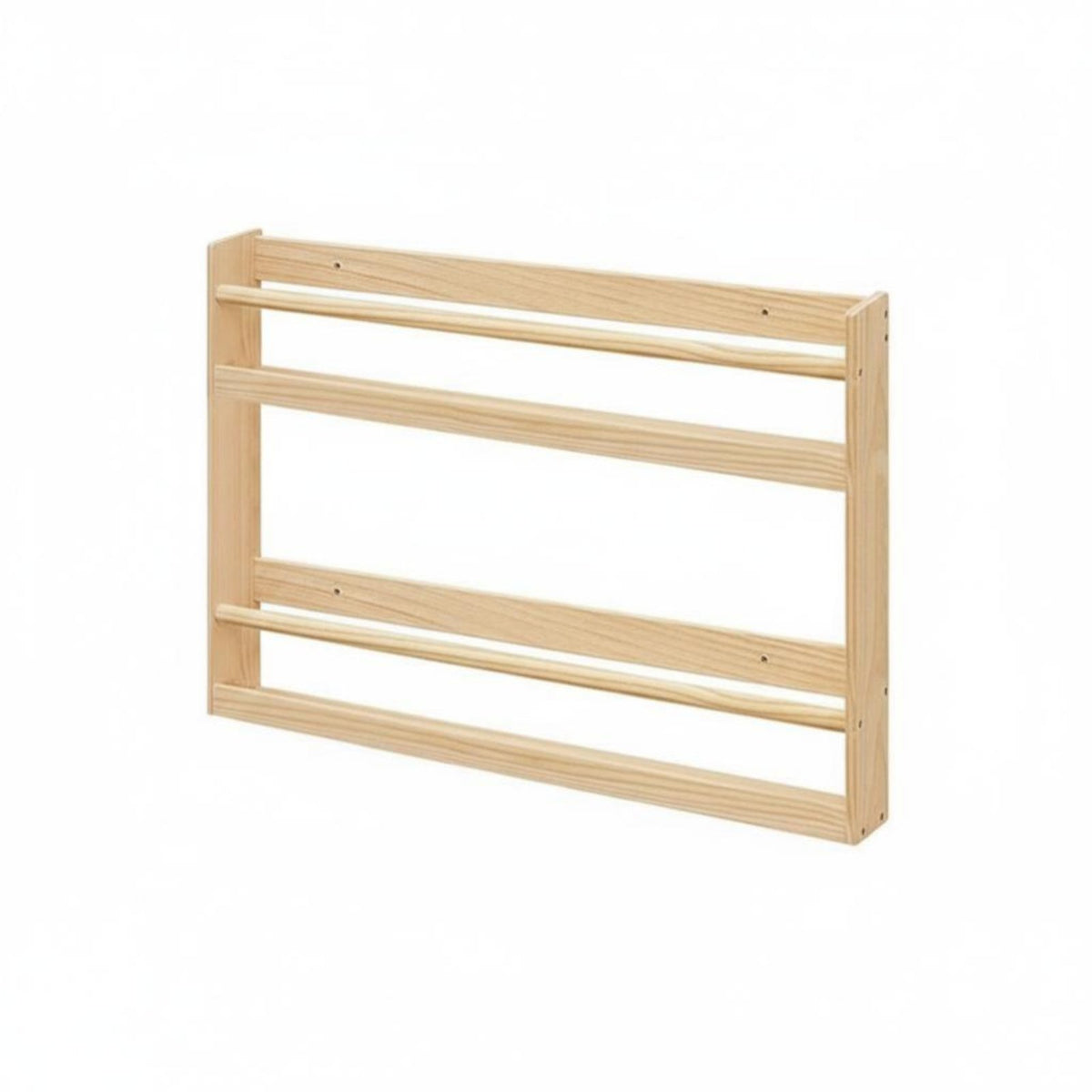 Wall-Mounted Book Display Multi-Tier Floating Shelf Easy to Install for Students
