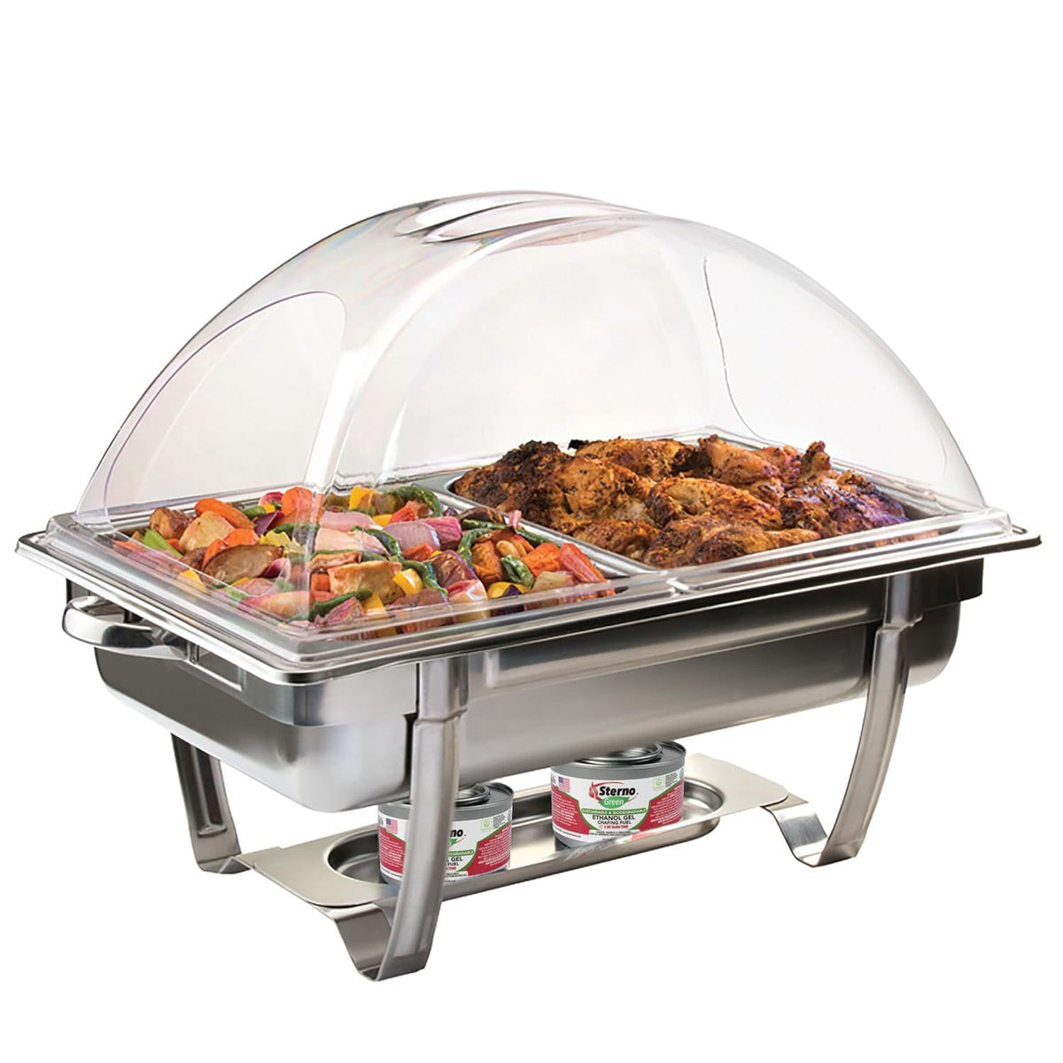 Transparent PC Rattan-Style Pastry Basket for Food and Snacks