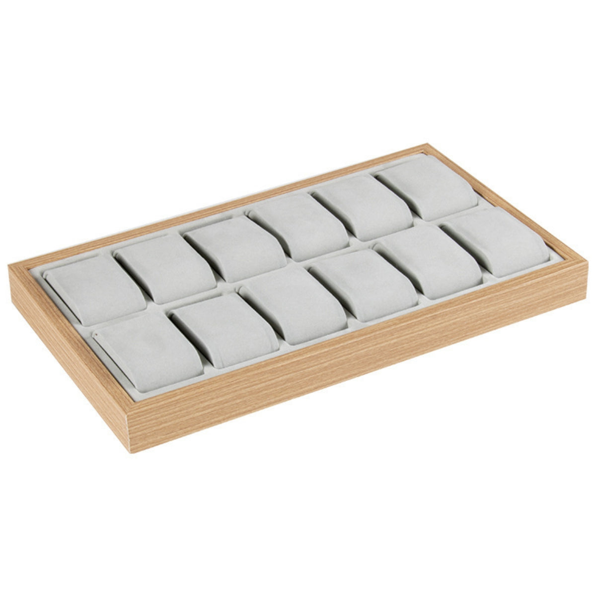 Watch Tray with 12 Slots Elegant Watch Display Tray Soft for Showcase, Retailers