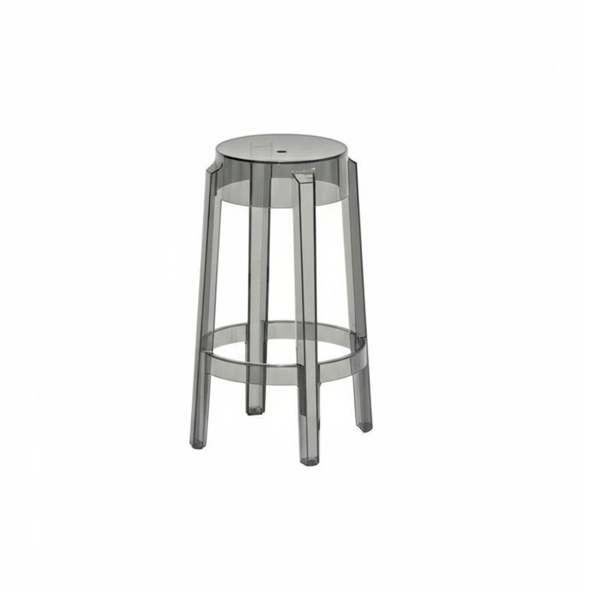 Transparent Bar Stool Minimalist aesthetic Counter Chair Modern Design for Pub, Cafe