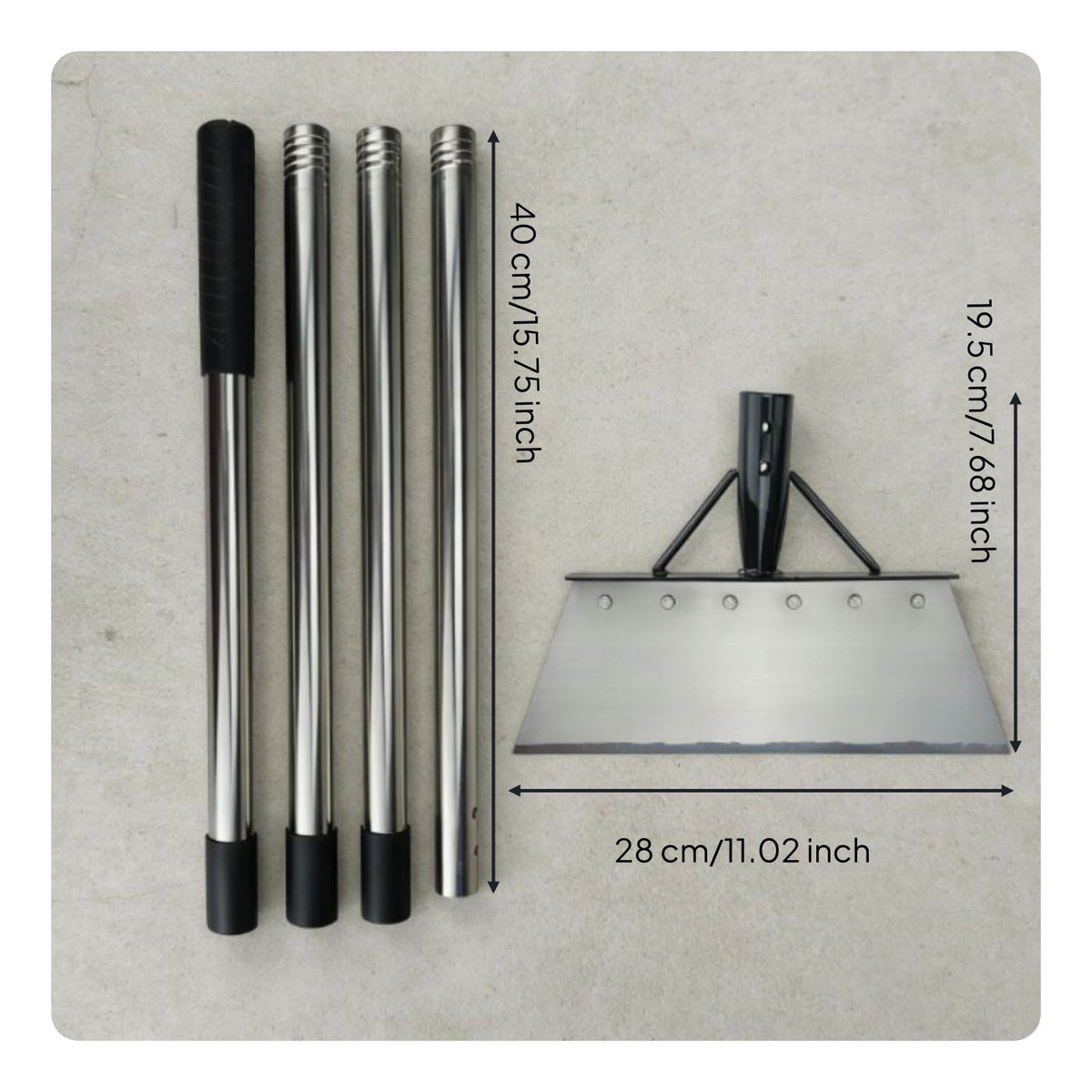 Telescopic Cleaning Multi-Purpose Multifunctional Flat for Farmers