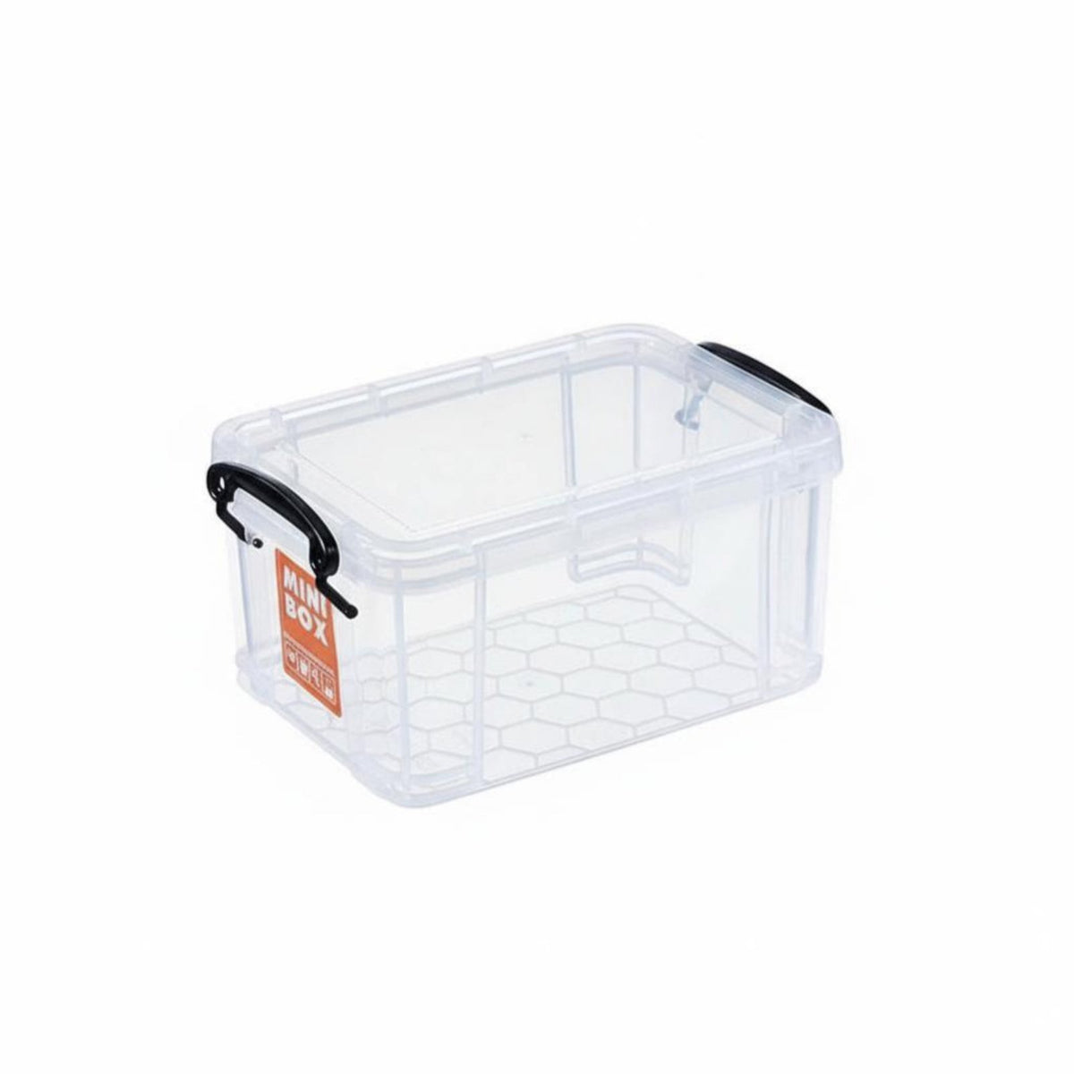 Transparent Stackable Box with Lid Space-Saving Storage Container for Homeowners