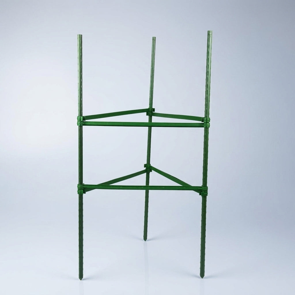 Garden Trellis and Plant Supports for Outdoor Plants, Square Coated Steel Tomato Cage, Garden Obelisk for Indoor Plants, Monstera Support