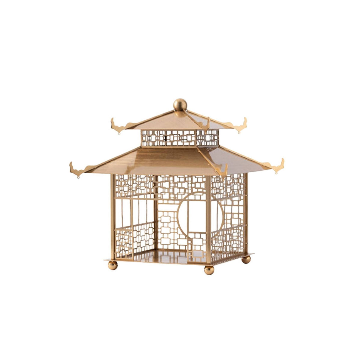 Tabletop Pavilion Ornament Intricate Pavilion Portable for Living Room, Shelf