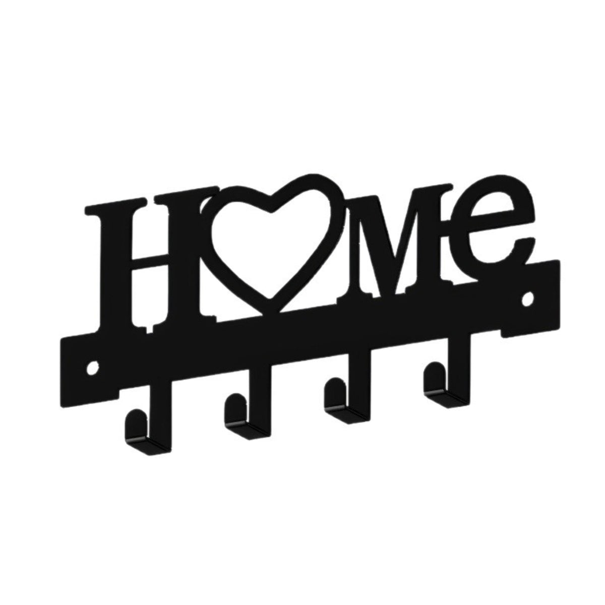 Key Hook Rack Decorative Wall-Mounted Key Rack Metal for Entryway, Hallway