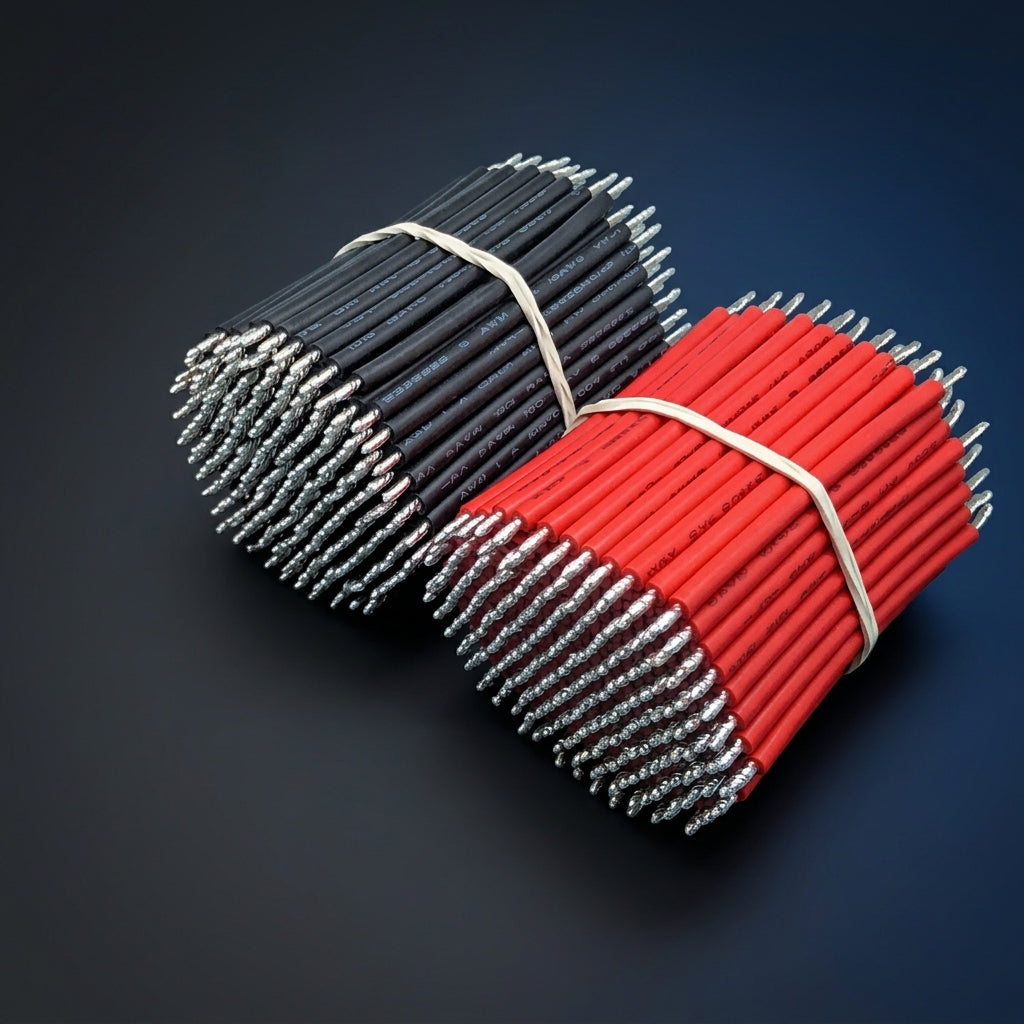 Copper Wire for Electrical Wire Projects, High Temperature Resistant Automotive Wire and Electrical Cable, 2 Pack Tinned Copper Core Power Cord