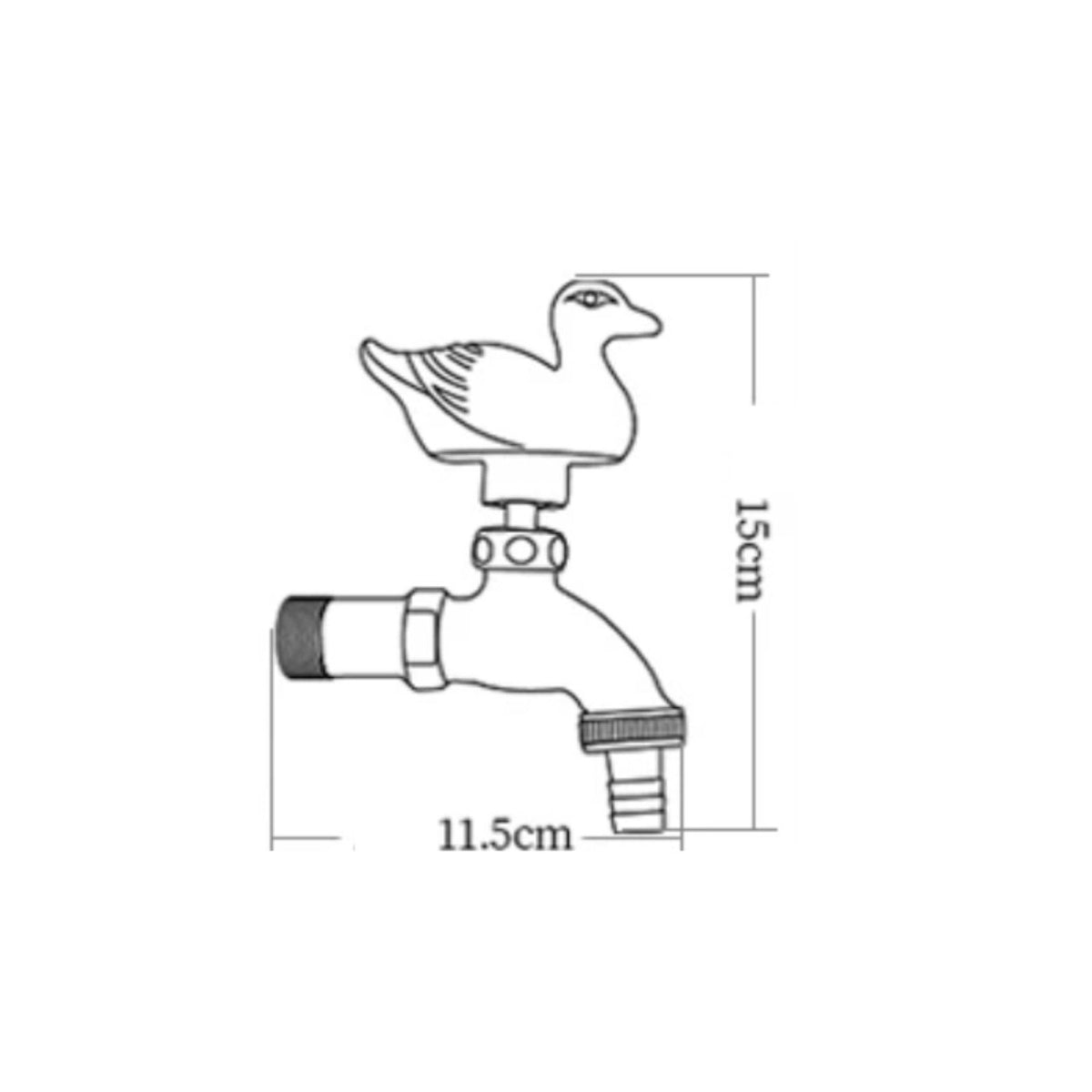 Garden Hose Spigot Easy to Use Garden Faucet for Yard