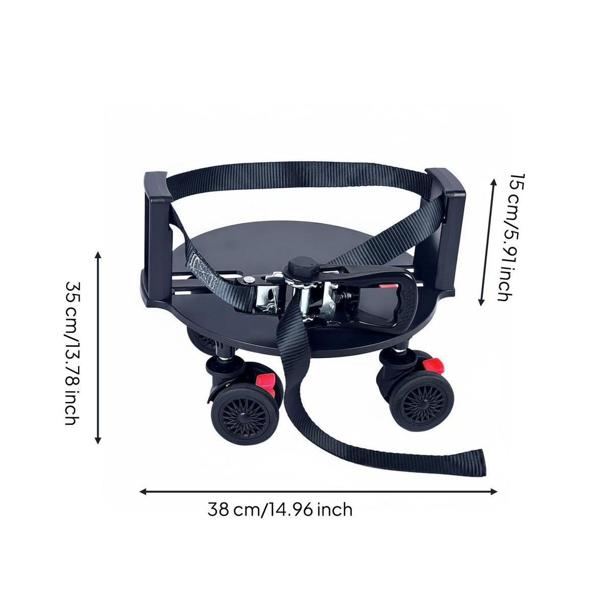 Golf Bag Wheel Base Easy Assembly Rolling Golf Bag Storage solutionSaving Sports Accessory