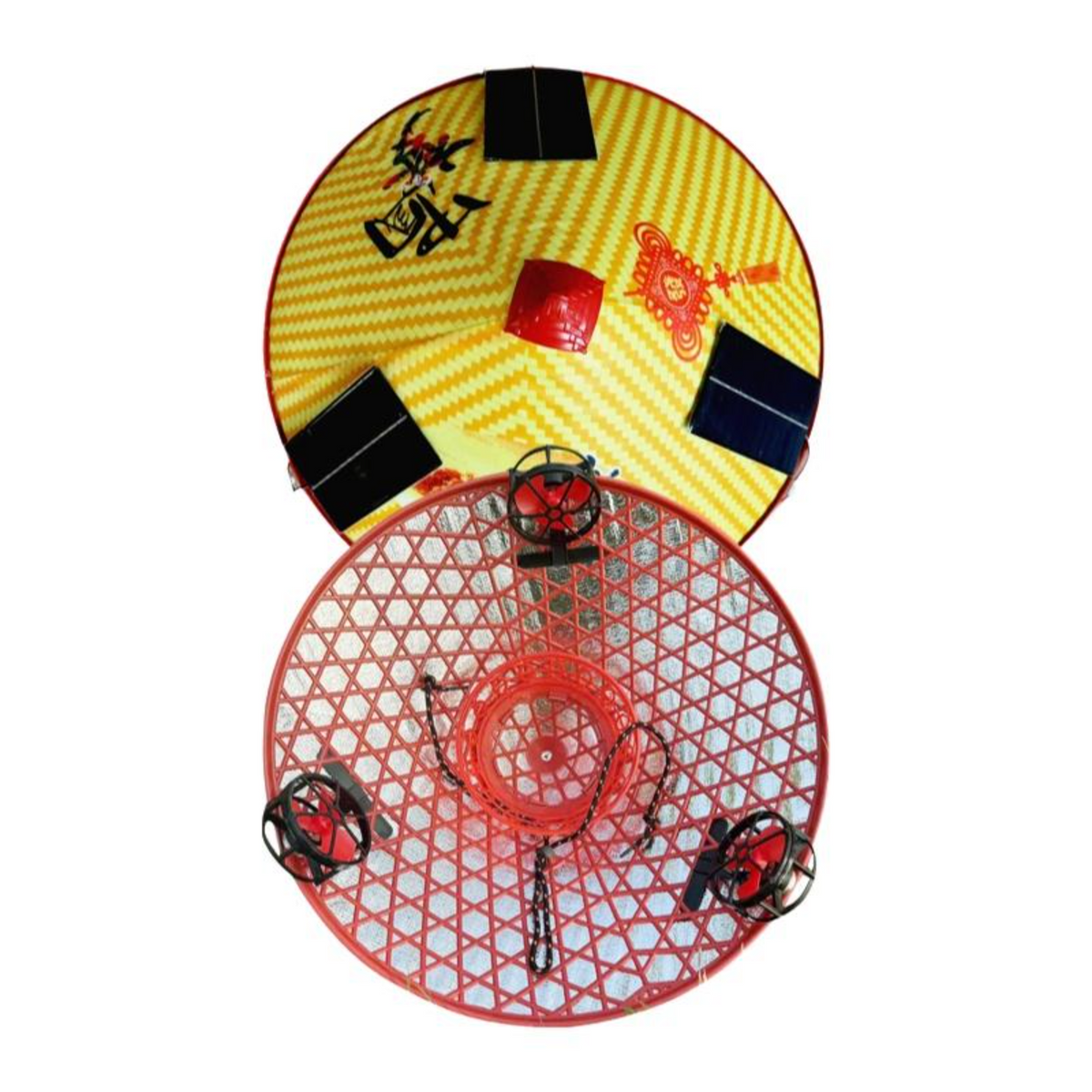Solar Fan Hat, Wide Brim, Waterproof, Outdoor Cooling