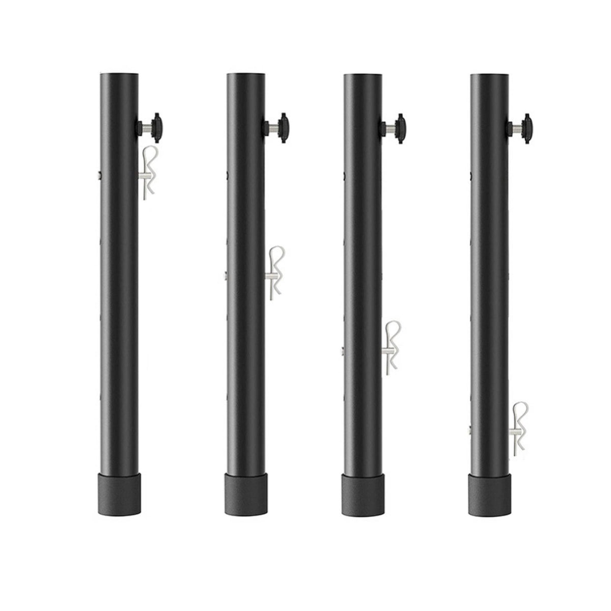 4 Pieces Folding Table Leg Extension Anti-Wobble Design Folding Table Leg Non-Slip Rubber Feet Workbench Height for Outdoor, Camping