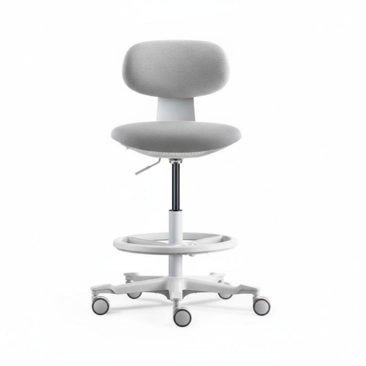 Adjustable Guitar Chair with Footrest Space-Saving for Music Practice, Teenagers