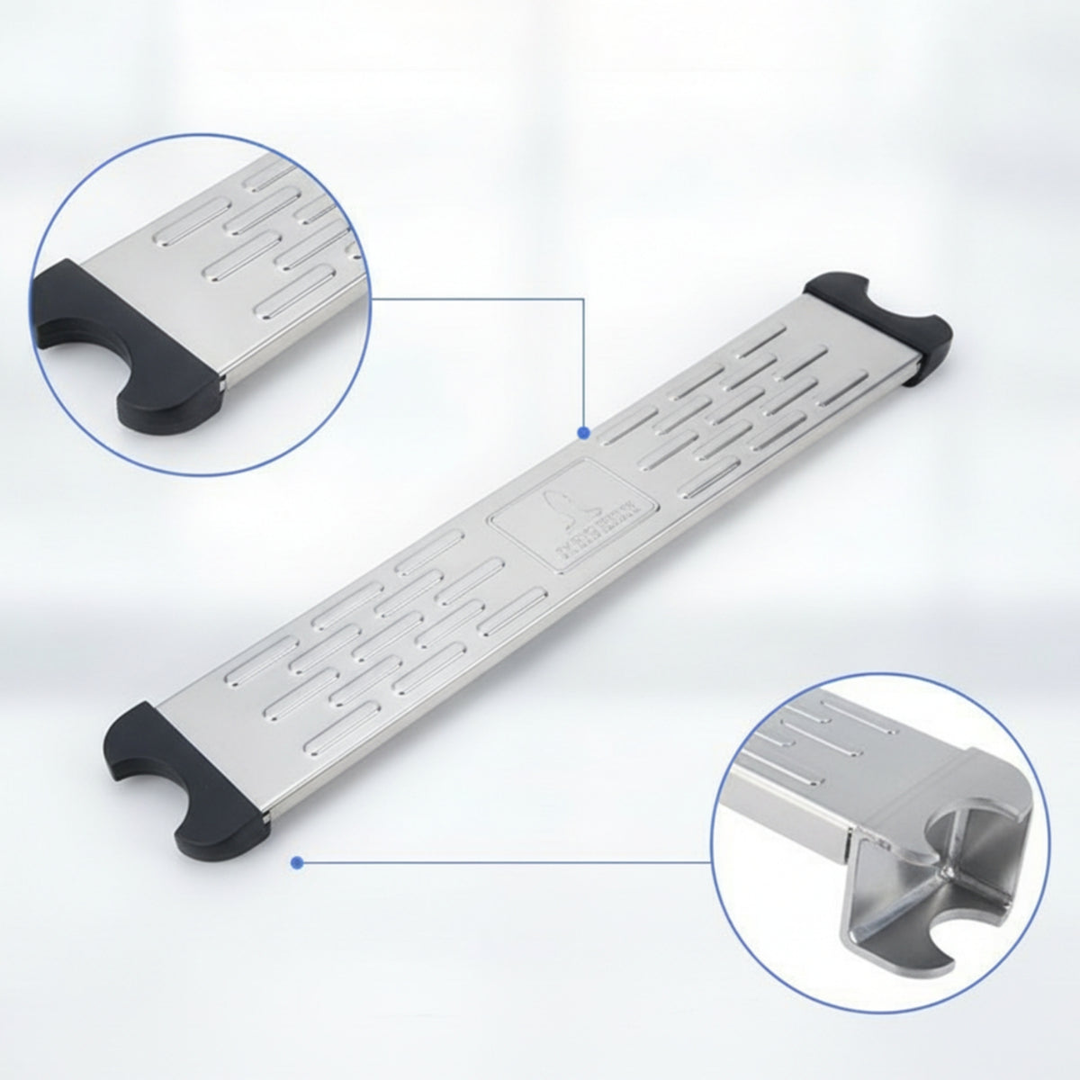 Long-Lasting Replacement Ladder Step Molded Pool Ladder Bumper Plug Plastic Rubber for Maintenance Technicians