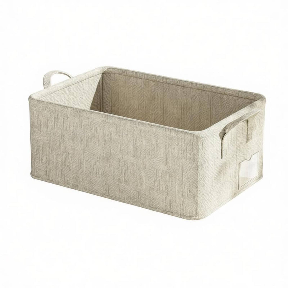 Foldable textile Storage container dirtresistant Foldable textile Container Visible clear panel