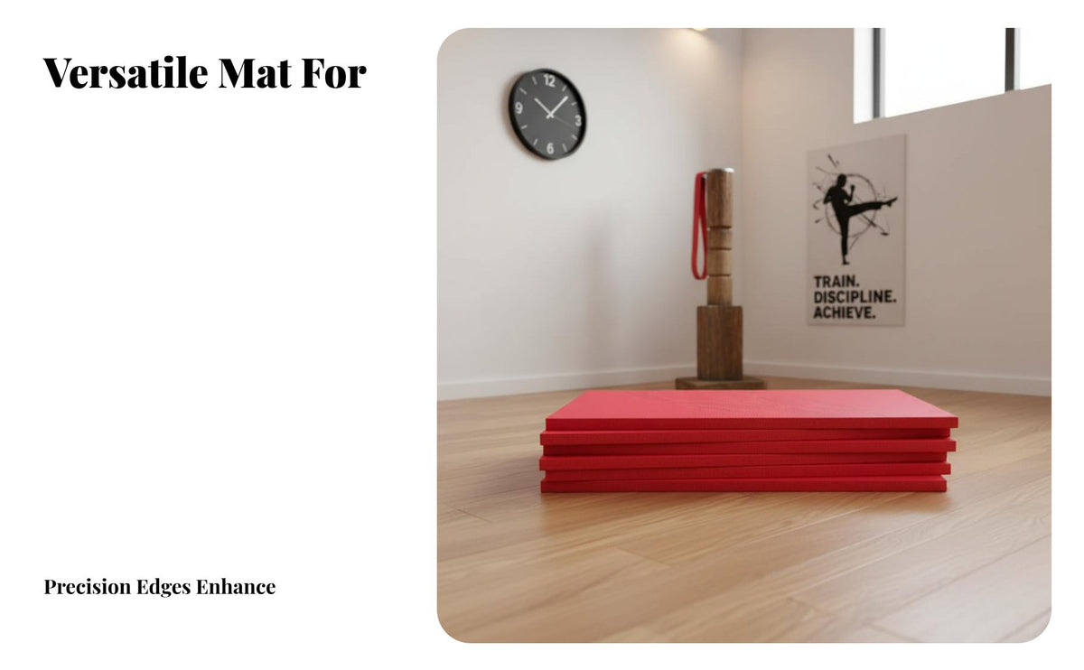 Judo Mat Non-Slip Tatami Mat Dense Foam Fighting Arts Floor Tile for Athletes, Coaches