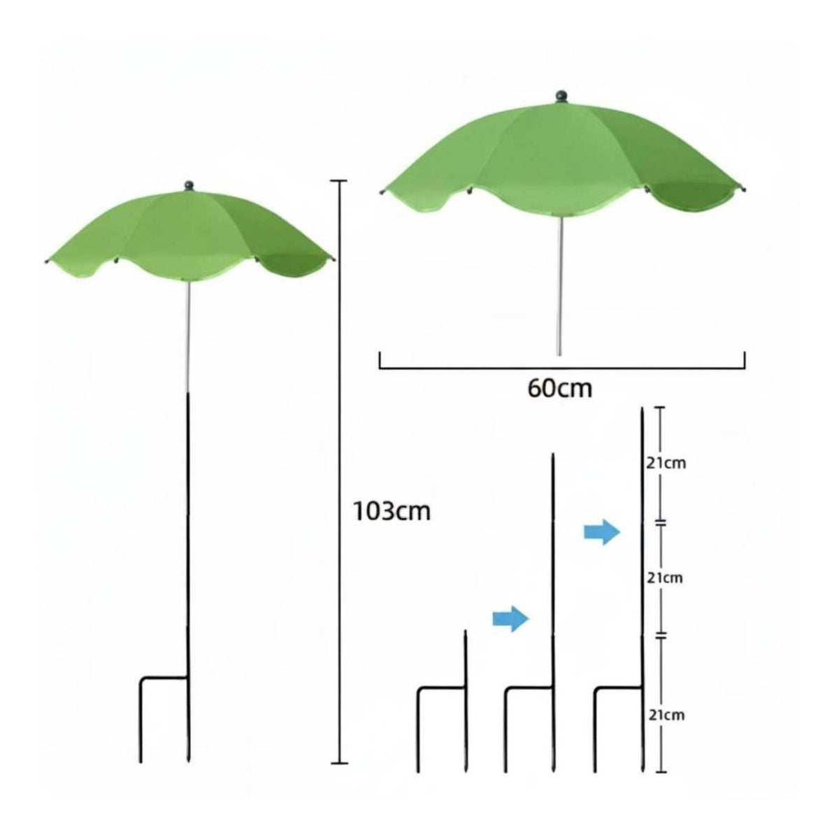 Plant Protection Umbrella Rainproof Garden Umbrella Outdoor Use for Balcony