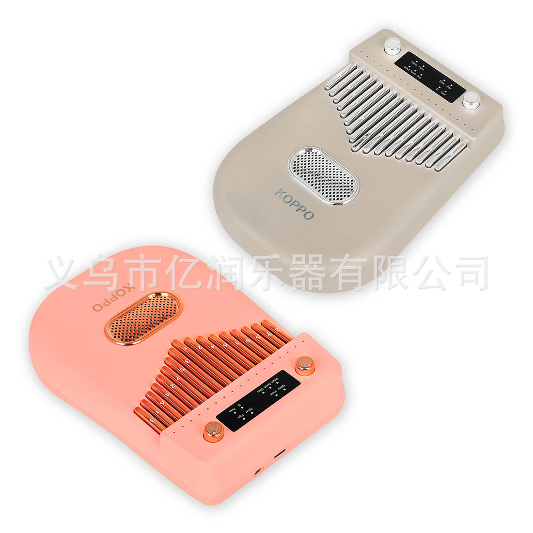 17-Key Smart Electronic Thumb Piano with Bluetooth and Press Keys