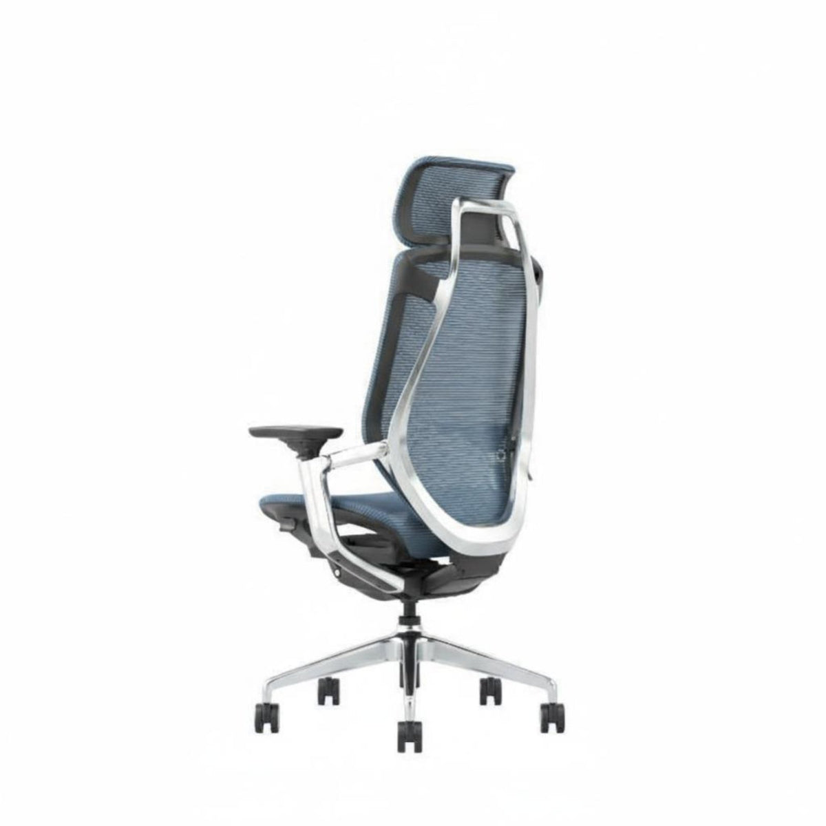 Lumbar Support High-Back Ergonomic Chair Adjustable Features High-Back Rolling Work Chair 360° Swivel Office Furniture Padded Cushion for Remote Workers, Students, Gamers, Study Room, Gaming Setup, Bedroom