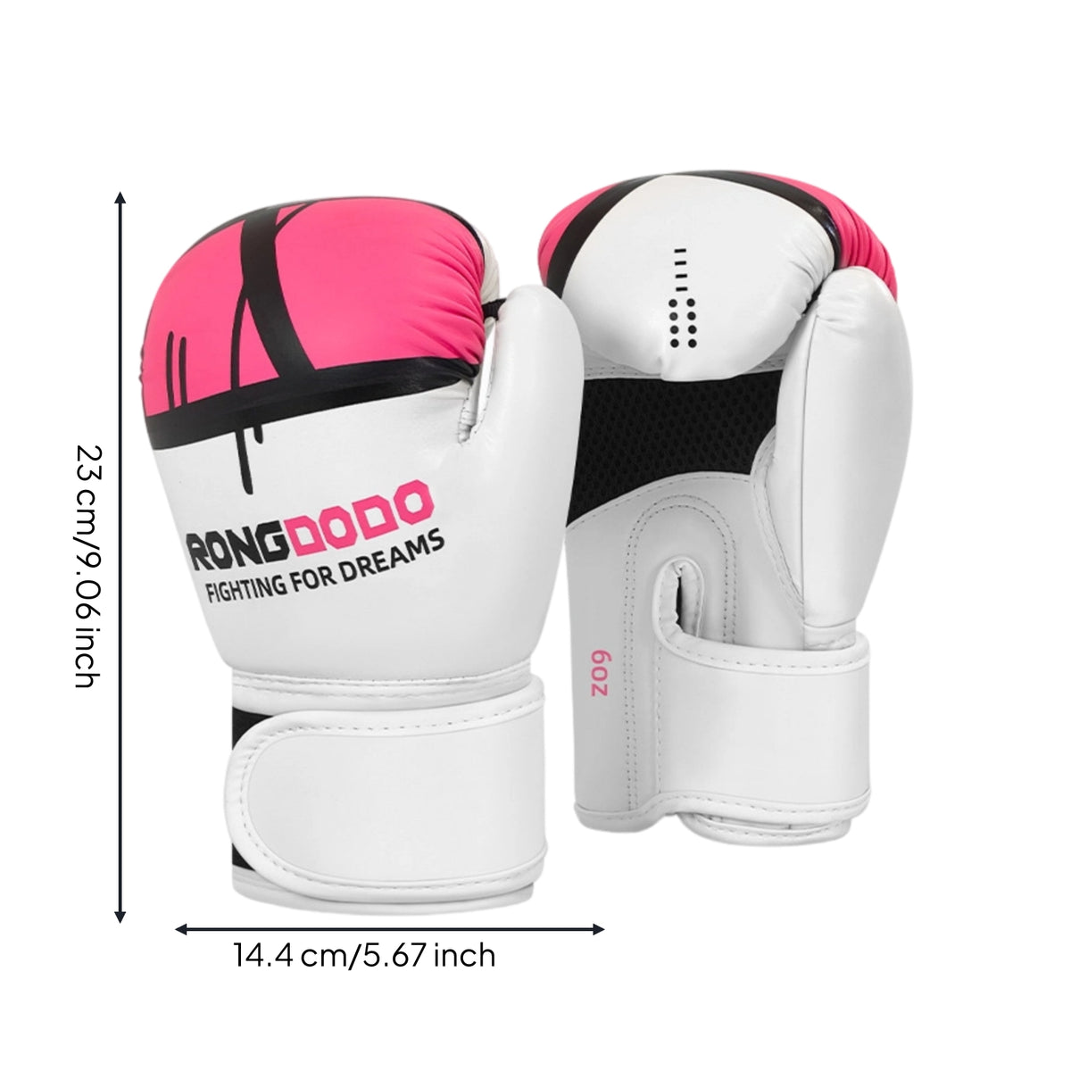 Wear-Resistant Boxing Gloves with Mesh Palm Padded Sparring Gloves Long-Lasting Lightweight for Beginners
