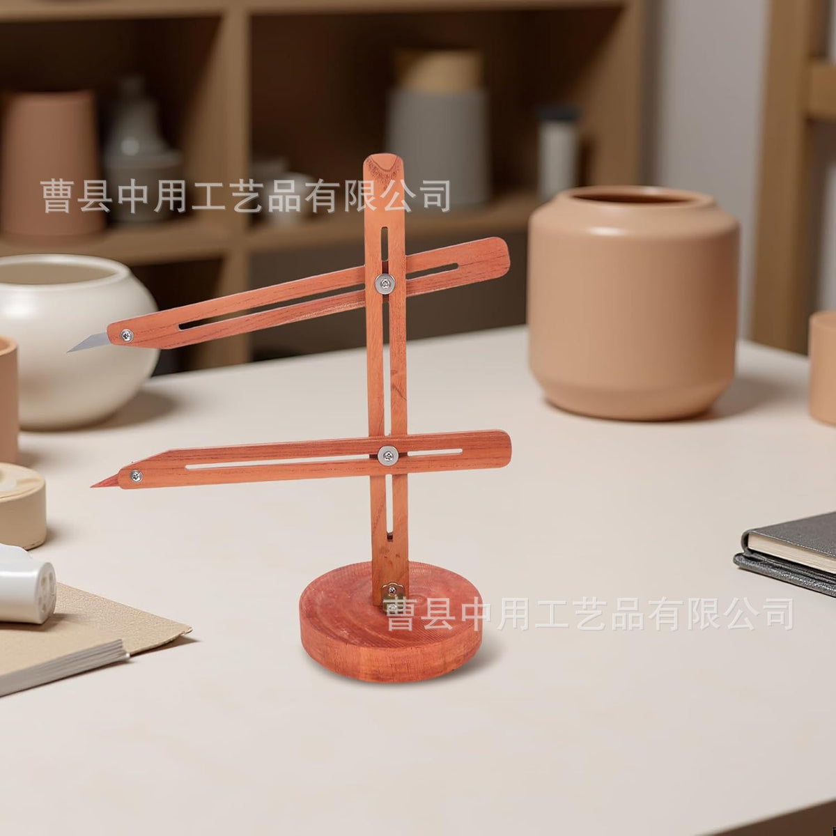 Ceramic Tool Throwing Positioning Device Measuring Tool Height Adjustment Trimming Aid