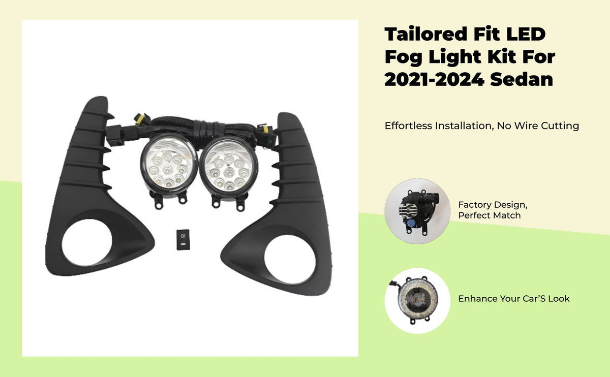 Sedan LED Fog Light, Bright, Waterproof