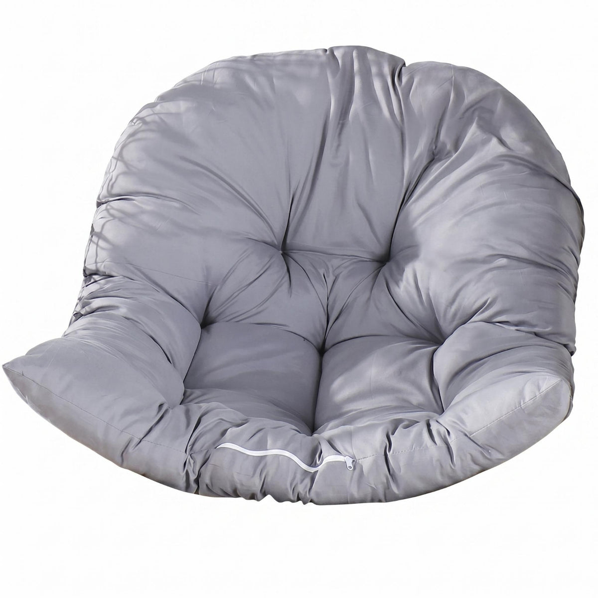 Quilted Hanging Chair Cushion Removable Enveloping Seat Cushion Outdoor Padded Chair Insert