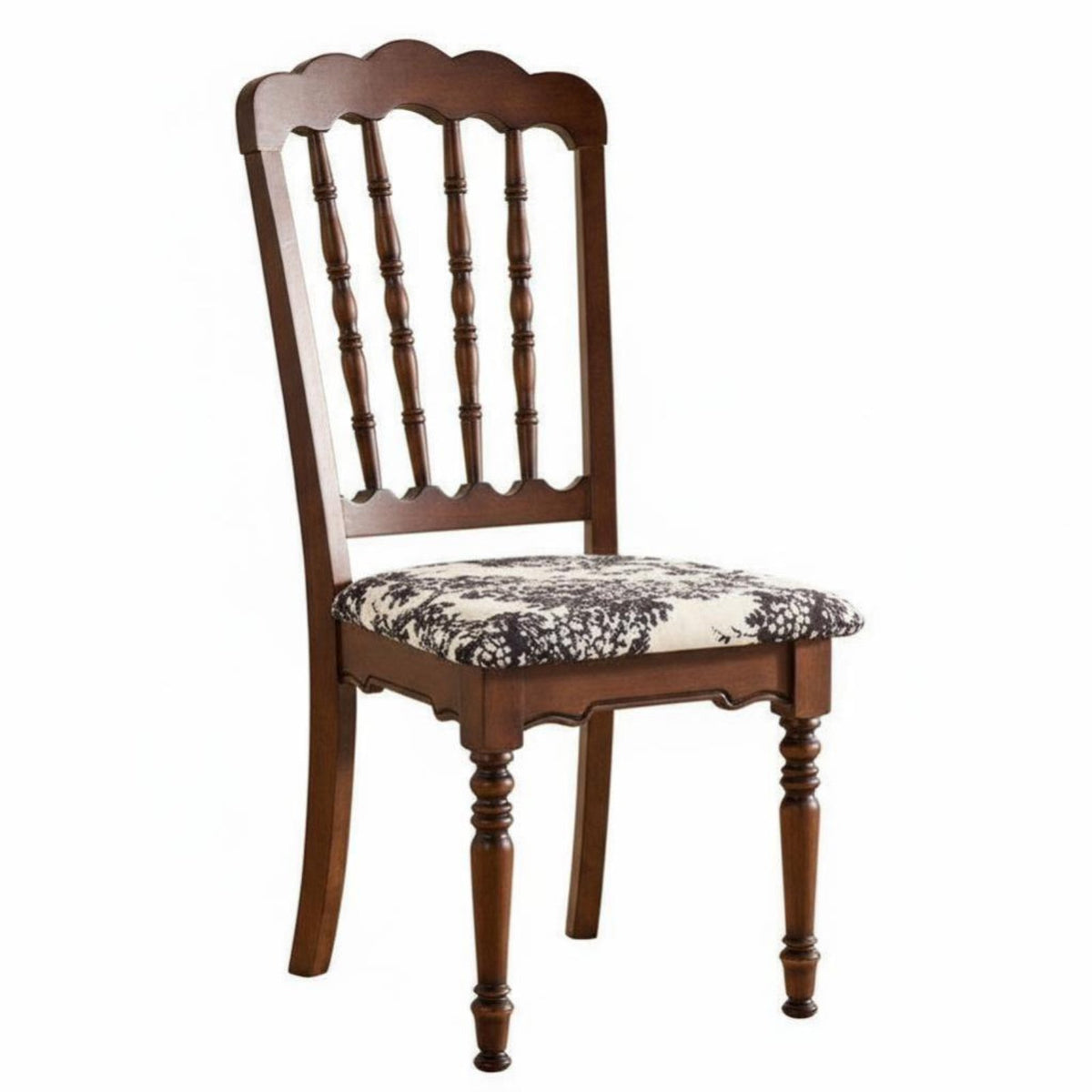Solid Wood Construction Spindle Back Wooden Chair American Country Aesthetic Dining Room Furniture Upholstered Seat Option Kitchen Seating Stable and Sturdy for Restaurant Owners, Cafe Proprietors, Interior Decorators, Home Office