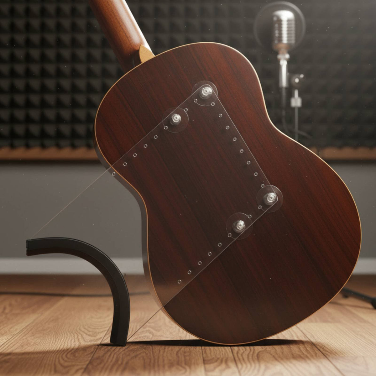 Guitar Footrest Replacement Ergonomic Design Ukulele Support Stand for Beginners