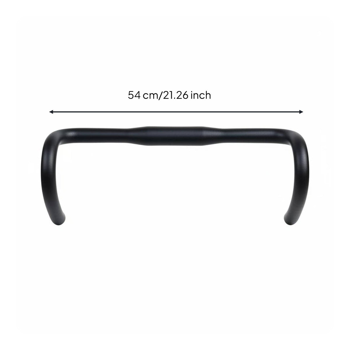Flared Drop Bar Stable Handling Flared Gravel Bar Ergonomic Grip for Cyclists