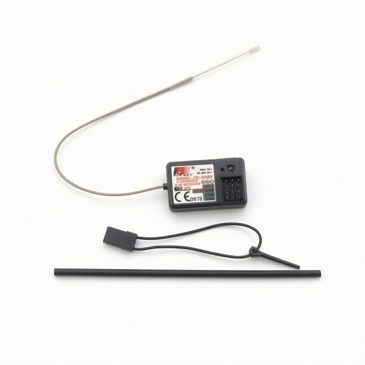 Receiver Module with Antenna 2.4G 3CH Receiver Electronics Compatible 3-Channel for Hobbyists