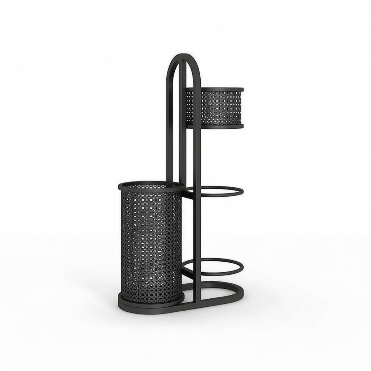 Freestanding Ball Storage Rack with Basket Floor-Standing Sports Equipment Storage Rack Multi-Level Sports Gear Organizer Versatile for Entryway