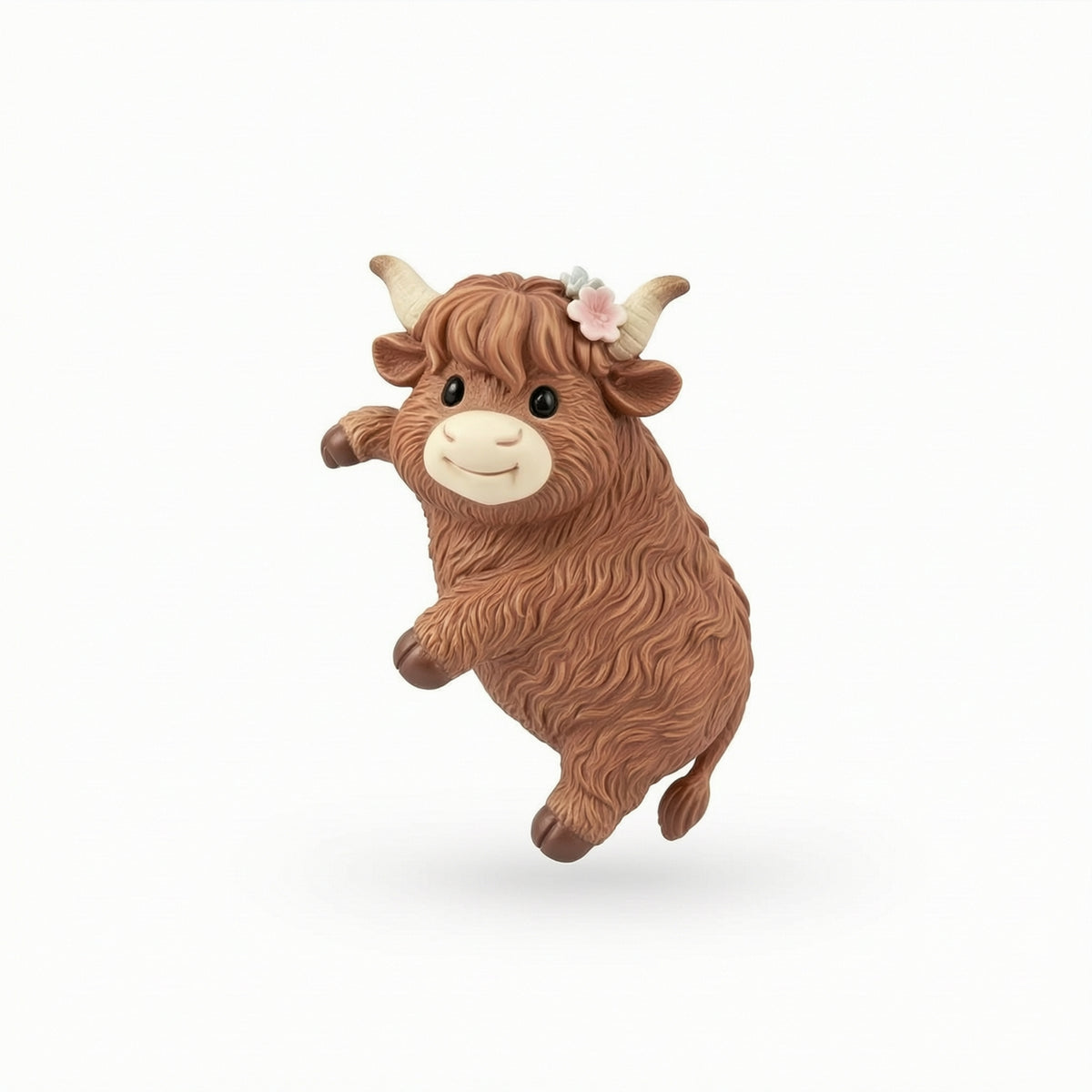 Highland Cow Pot Hanger Cute Hanging Planter Hugger Sculpted for Flower Pots