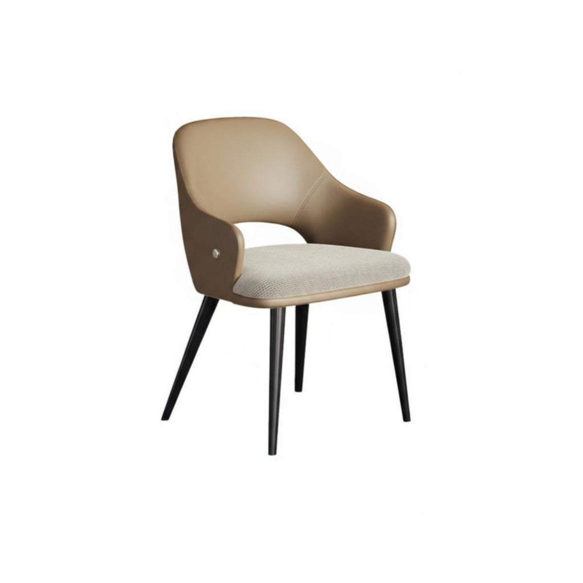 Modern Design Upholstered spinerest Chair Minimalist aesthetic Dining Seat long-lasting Construction Indoor Furniture Easy Assembly for Adults, Homeowners, Living Room, Kitchen, Home Office, Bedroom