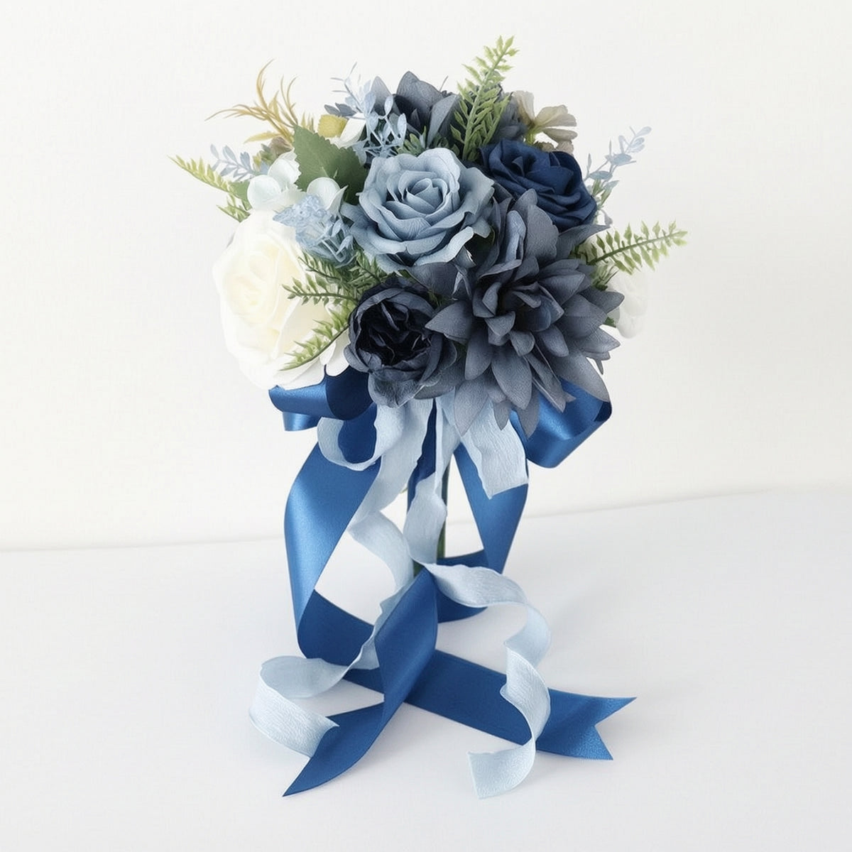 Wedding Bouquet with Ribbons Long-Lasting Bridal Bouquet Handmade