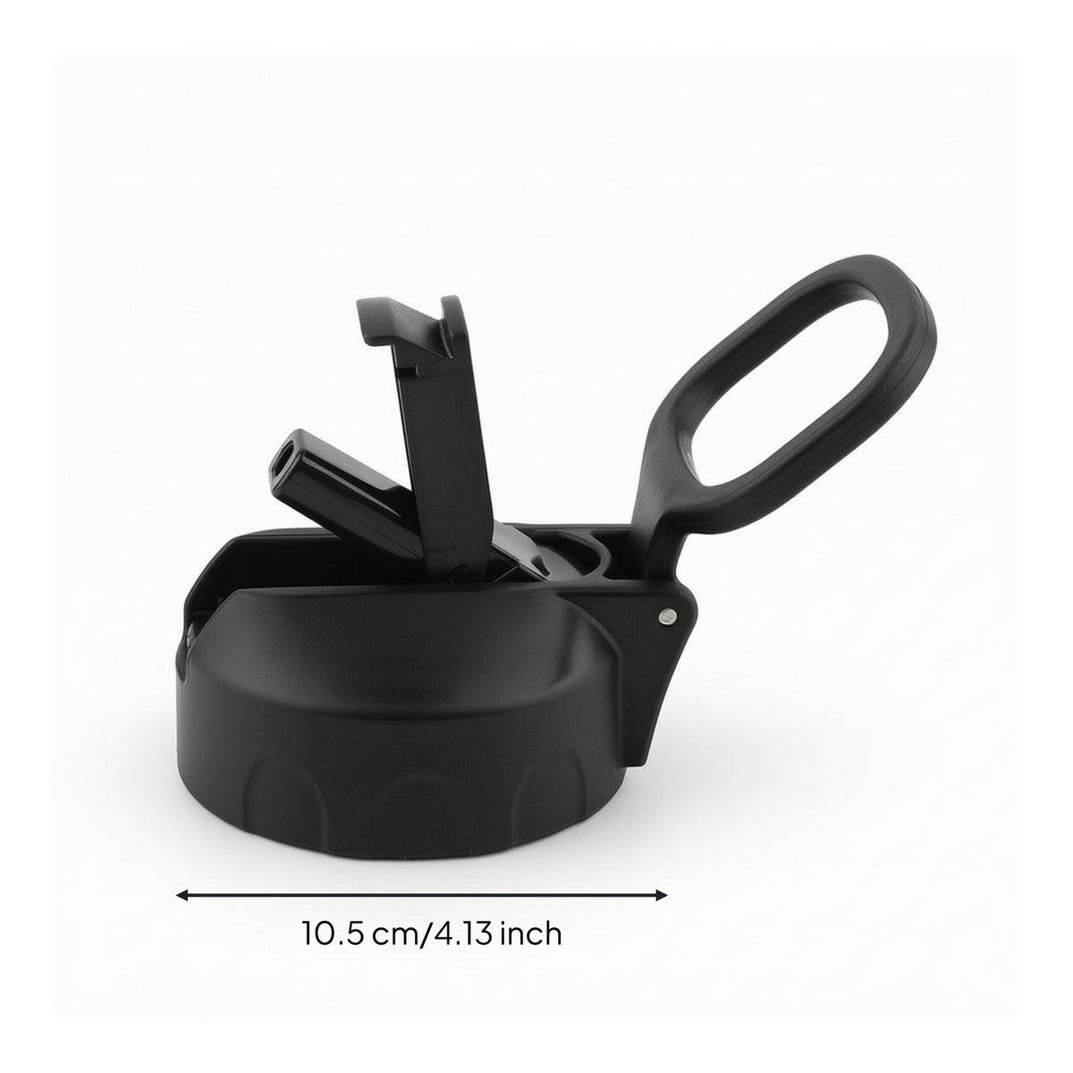 Dust-Cover Sports Cap Flip-up Bottle Lid with Carry Loop Drinking Bottle Lid Dustproof Dust Caps Leakproof for Athletes, Outdoor