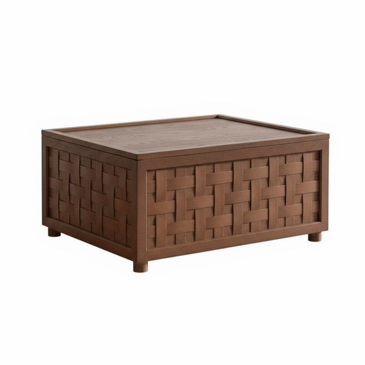 Rustic Zen Design Cylindrical Storage Table Vintage visual & aesthetic Nightstand Space-Saving Home Furnishing Multi-Functional for Apartment Dwellers, homeowners, Living Room, Small areas, Homestay, Bedroom