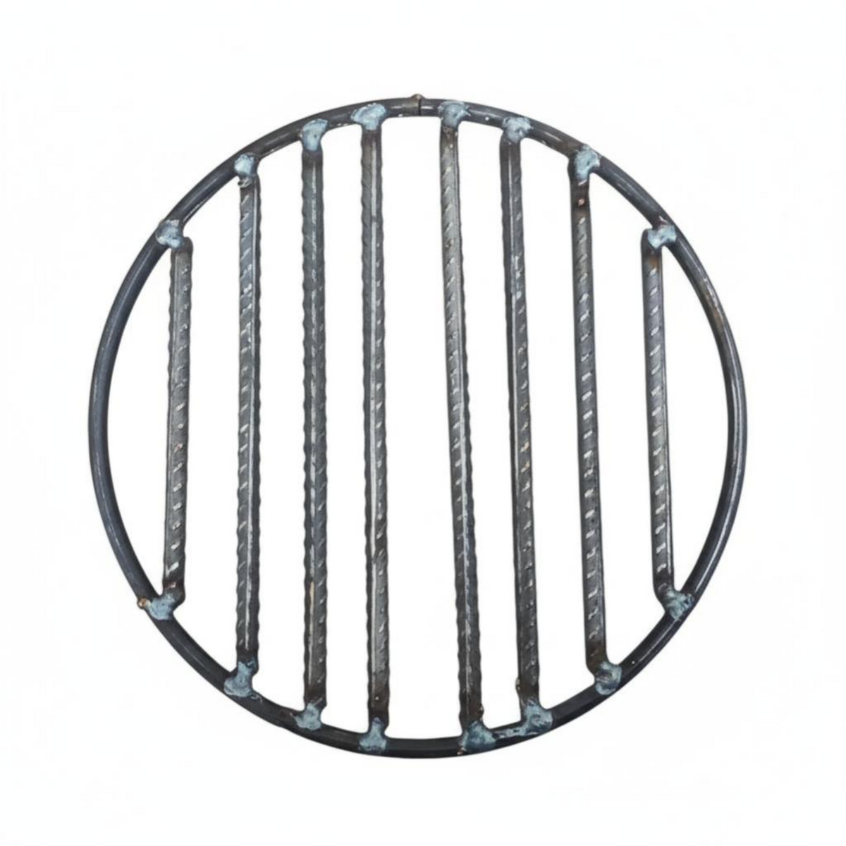 Steel Grill Grate, Heat Resistant, Round Stove Rack