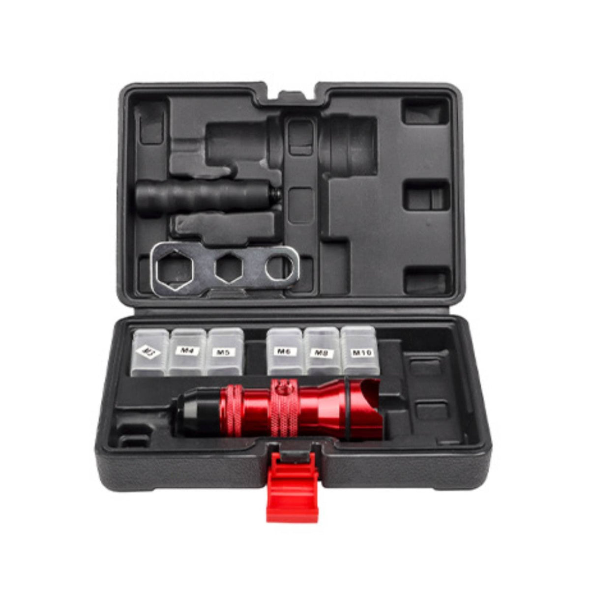3mm 10-Millimeter Rivet Nut Adapter Easy to Use Nuts Adapter Wear-Resistant Rivet Nut Shaft Set for Mechanics, Workshop
